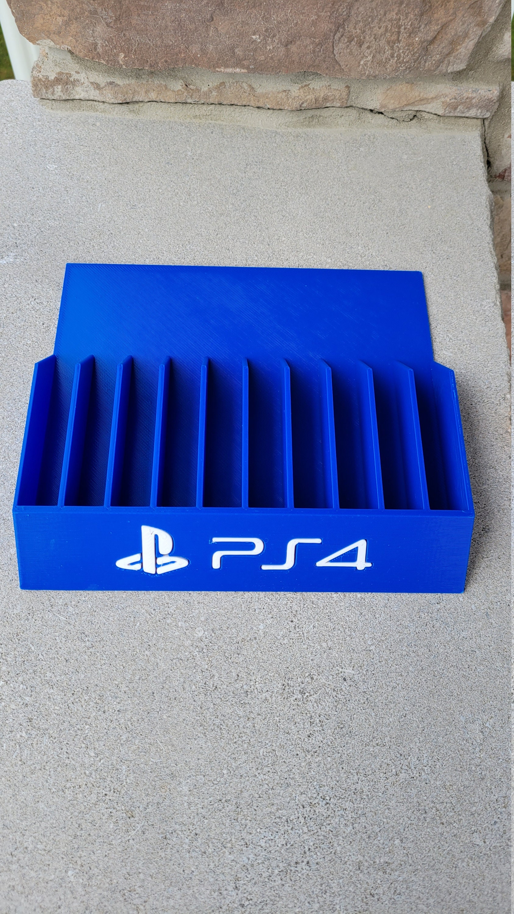 Playstation 4 and 5 Game Case Holders Fits Up to 10 Games Etsy