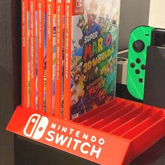 Nintendo Switch Game Case Organizer - Fits up to 12 Games - Raised