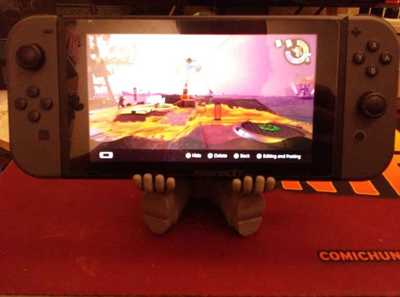 Super Mario Phone Stand - Nintendo Switch Charge and Play Stand - Super Mario Holder For Nintendo Switch image 9