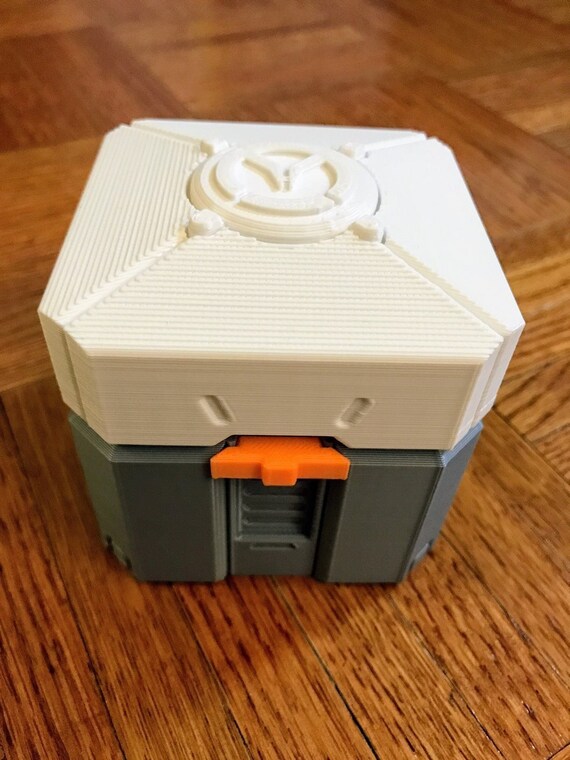 Overwatch Loot Box Jewelry Crate Loot Crate Gift Box Multiple Sizes Loot Chest Toy Box Overwatch Theme Inspired Replica Prop Loot Boxes Etsy UK