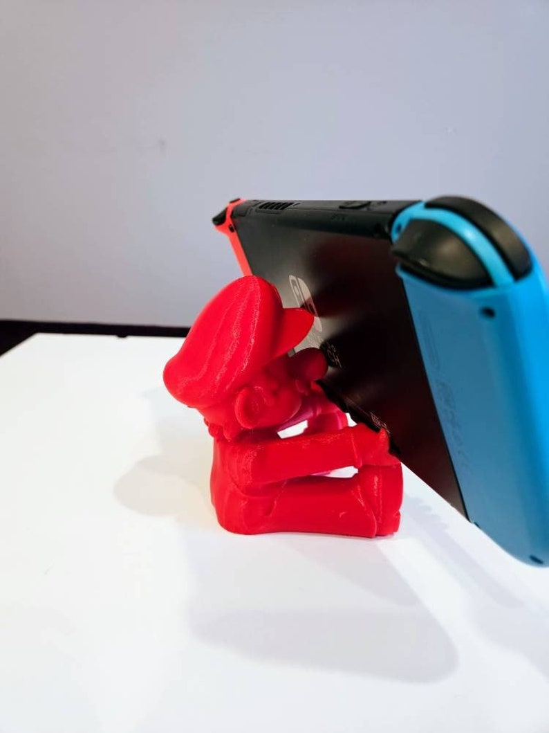 Super Mario Phone Stand - Nintendo Switch Charge and Play Stand - Super Mario Holder For Nintendo Switch image 8