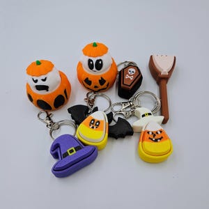 Halloween Fidget Clickers - Desktop and Keychains - Sensory Toy - Lobster Claw and Keychain Ring - Autism, ADHD, Stress, Anxiety Relief