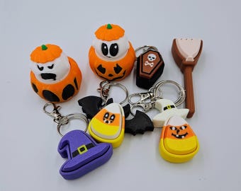 Halloween Fidget Clickers - Desktop and Keychains - Sensory Toy - Lobster Claw and Keychain Ring - Autism, ADHD, Stress, Anxiety Relief