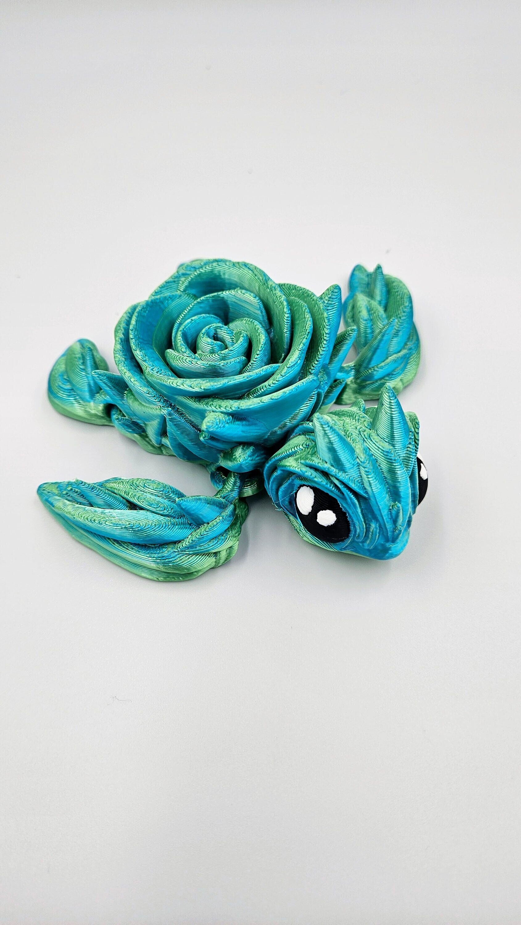 Articulated Turtle Fidget Toy - 3D Printed Flexi Turtles Flexible ADHD ...