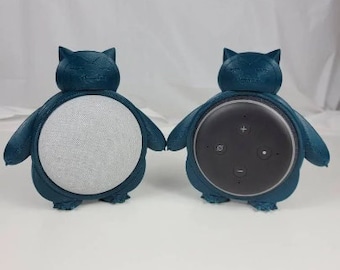 Suporte Snorlax para Google Home Mini, Google Nest Mini e Echo Dot 3ª geração de alto-falantes inteligentes para casa - Suporte para alto-falante inteligente Decoração para casa