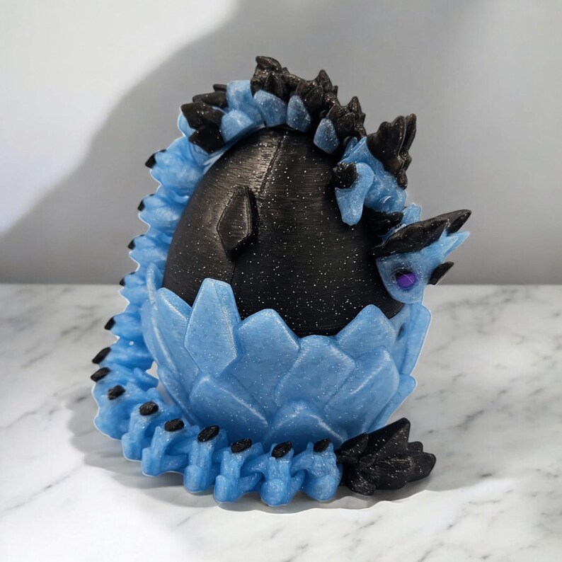 Rubi and Rose 12.5" Fantasy Dragon With Egg - Articulating Dragon Fidget Toys - Sensory, ADHD, Autism, Stress and Anxiety Relief image 4