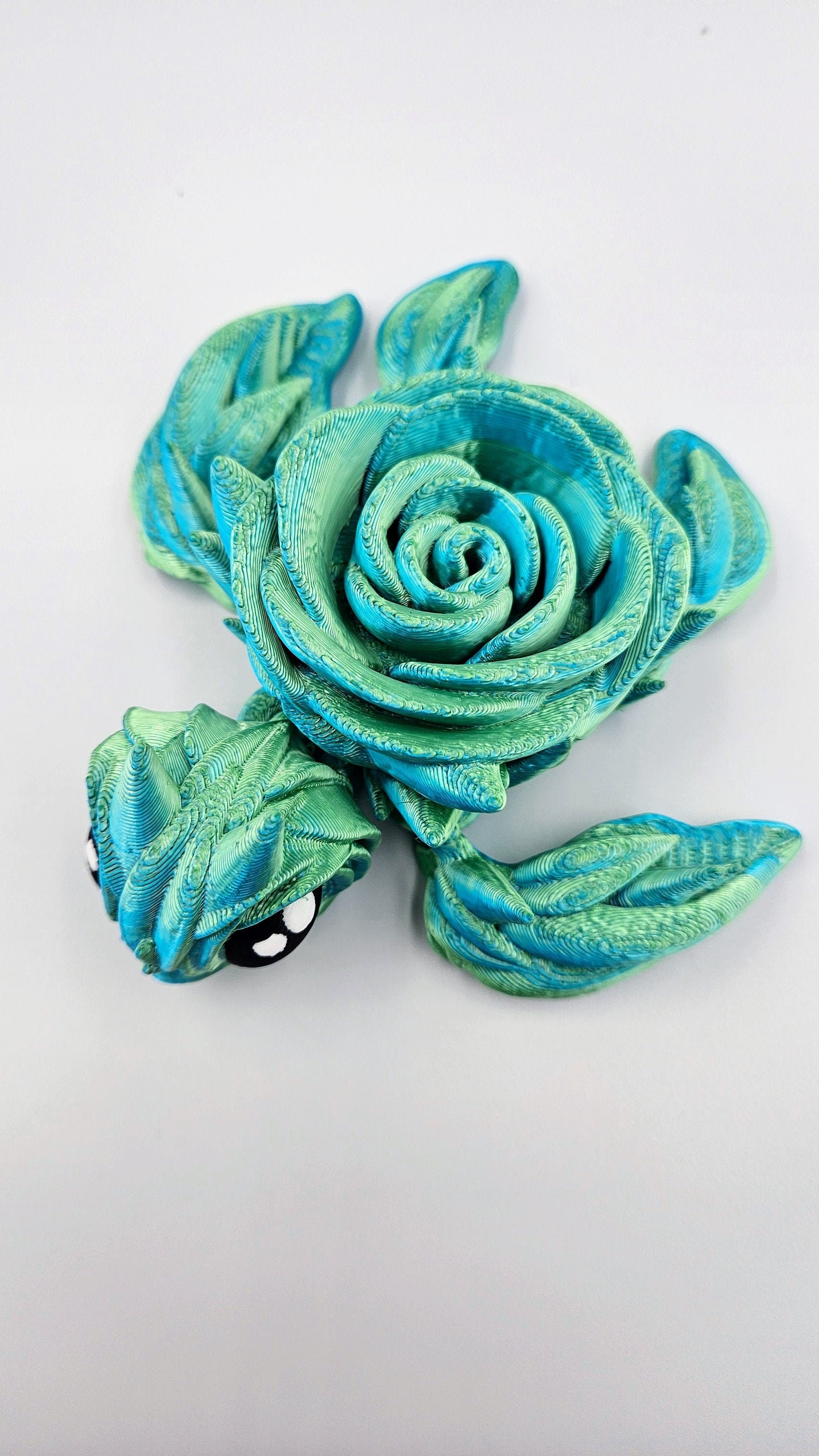 Articulated Turtle Fidget Toy - 3D Printed Flexi Turtles Flexible ADHD ...