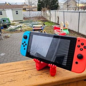 Super Mario Phone Stand - Nintendo Switch Charge and Play Stand - Super Mario Holder For Nintendo Switch image 2