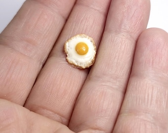 Miniature 1 x Fried Egg - 1:12 Scale, Realistic Dollhouse Miniatures,  Food, Breakfast