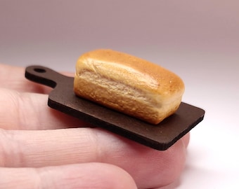 Miniatura per Casa Delle Bambole Doppio Panini Baguette Stampo Miniatura per Casa Delle Bambole Doppio Panini Baguette Stampo