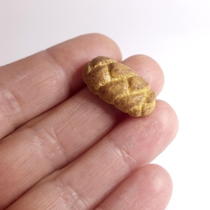 Plaited Bread Loaf, 1:12 Scale, Realistic Dollhouse Miniature Food, Handmade Bakery Bread
