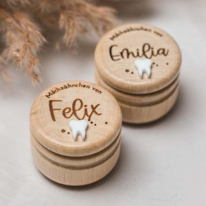 Personalisierte Zahndose für Milchzähne | Design Zähnchen | Zahnbox