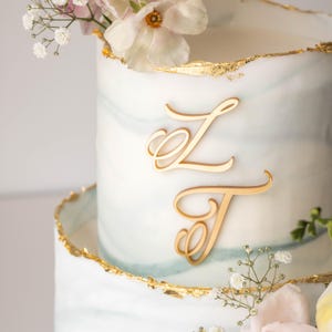 Cake Charms | Initalen für deine Hochzeitstorte | Design Kalligrafie #1