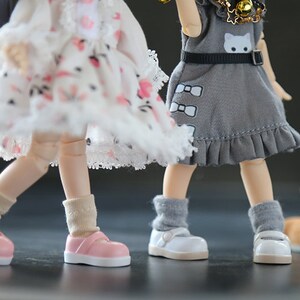 Magnet shoes Princess shoes Nendoroid sneakers Obitsu11 clothes OB11 shoes stand easily