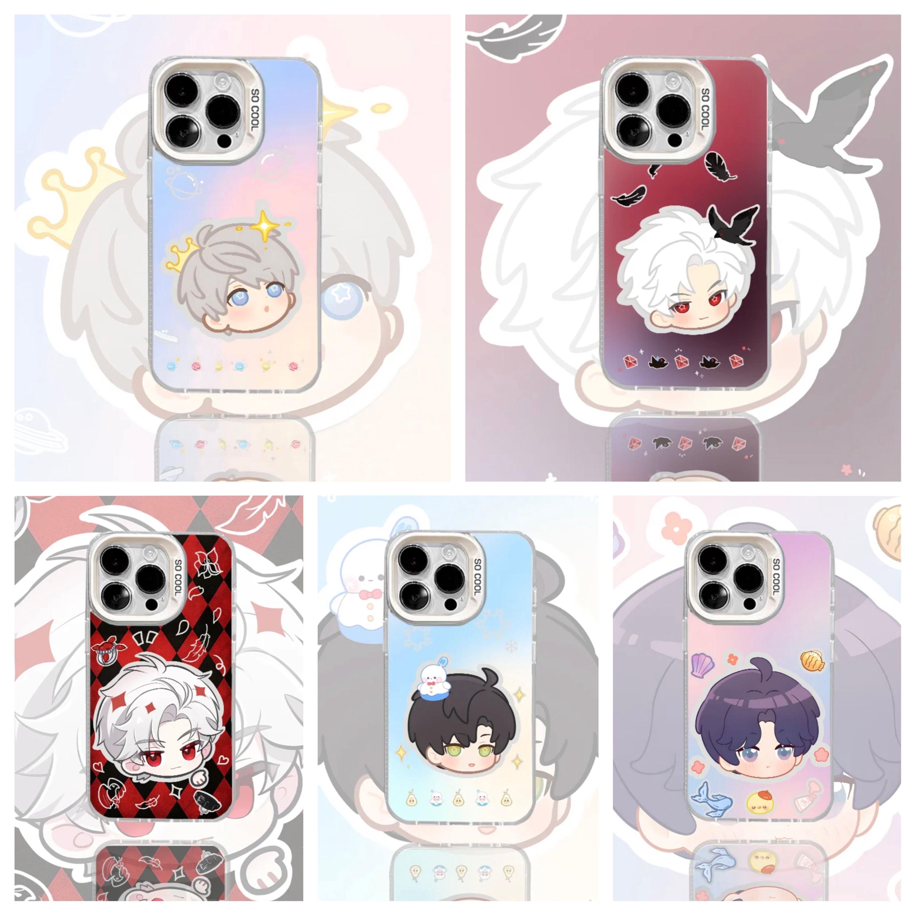 Love and Deepspace Personalized Cell Phone Case iPhone, Samsung Xiaomi, Huawei, vivo Xavier Zayne Rafayel Sylus セイヤ、レイ、ホムラ、シン、심성훈、이서언、기욱、진운