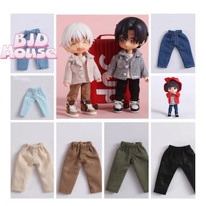 Obitsu11 clothes ob11 Jeans pants dolls pants P9、1/12 BJD GSC shorts pants 7 colors