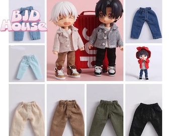 Obitsu11 clothes ob11 Jeans pants dolls pants P9、1/12 BJD GSC shorts pants 7 colors