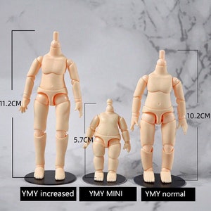 5.7cm YMY body doll body Obitsu Nendoroid Scale body mini body