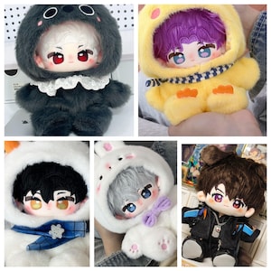 Love and Deepspace 20cm plush doll Sylus plush doll Xavier Zayne Rafayel Caleb plush doll Hair skeletonセイヤ、レイ、ホムラ、シン、심성훈、이서언、기욱、진운