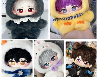 Love and Deepspace pluche pop van 20 cm Sylus pluche pop Xavier Zayne Rafayel Caleb pluche pop Haarskeletセイヤ、レイ、ホムラ、シン、심성훈、이서언、기욱、진운