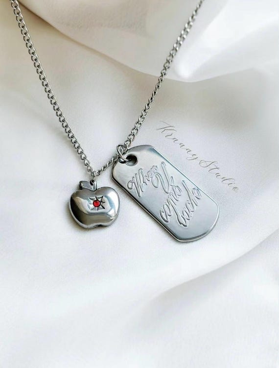 Collana Cosplay Caleb Da Love And Deepspace – Unisex, Metallo Argento Con Ciondolo E Catena Regolabile - Foto 3