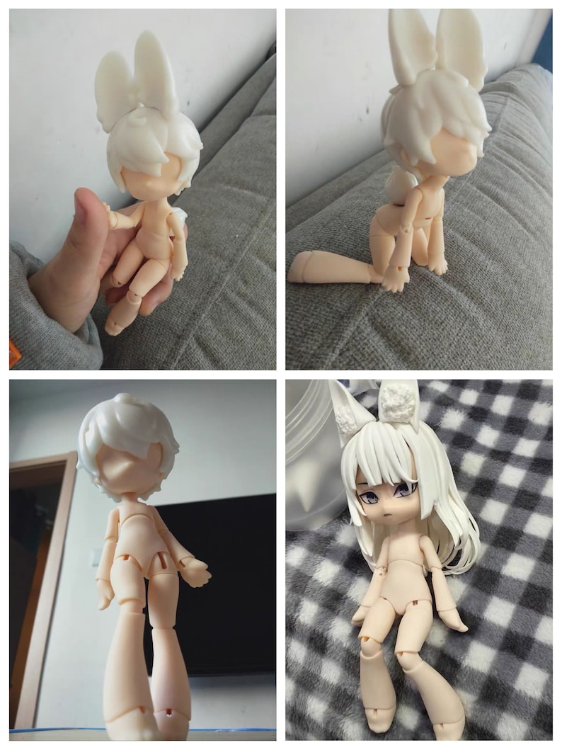 UFdoll body 1/12 BJD body Body for Nendoroid for obitsu11 body monster body image 4