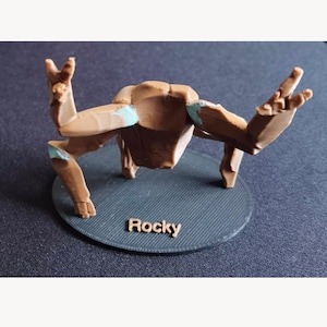 Rocky Desk Buddy Figurine Project Hail Mary – Sci Fi Alien Companion, 3D Printed Desk Toy hand painted image 5