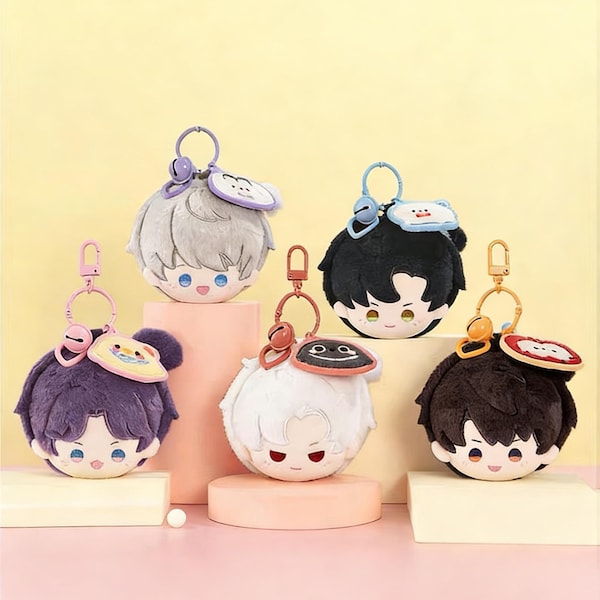 Boneca Love and Deepspace Sylus boneca de pelúcia Xavier Zayne Rafayel Caleb Chaveiro de pelúcia presente セイヤ、レイ、ホムラ、シン、심성훈、이서언、기욱、진운