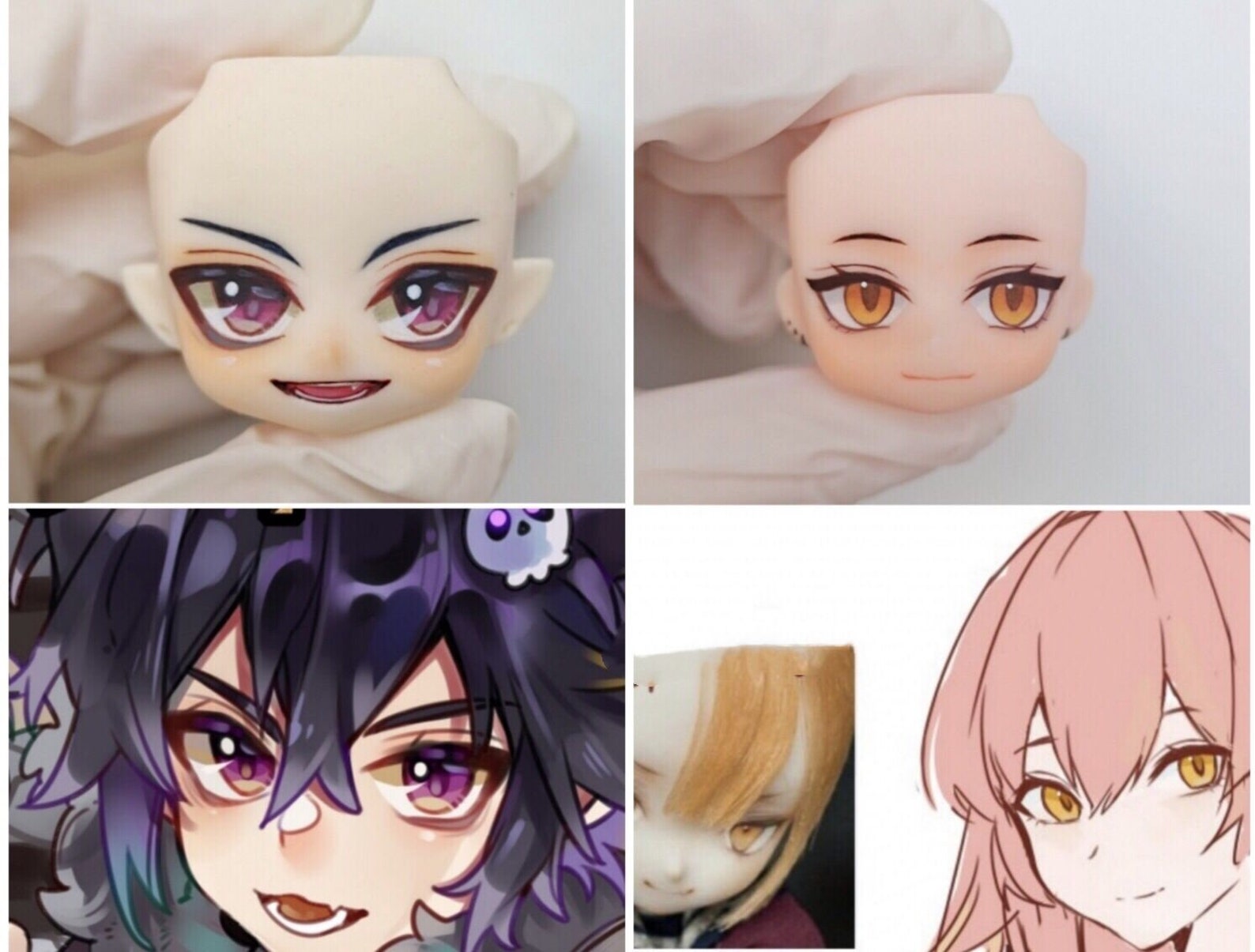 nendoroid hair parts
