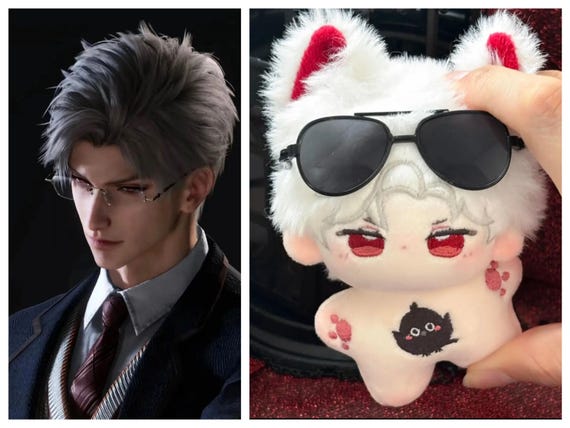 Love and Deepspace Sylus 10cm Plush Handmade Doll シン、진운 Doll