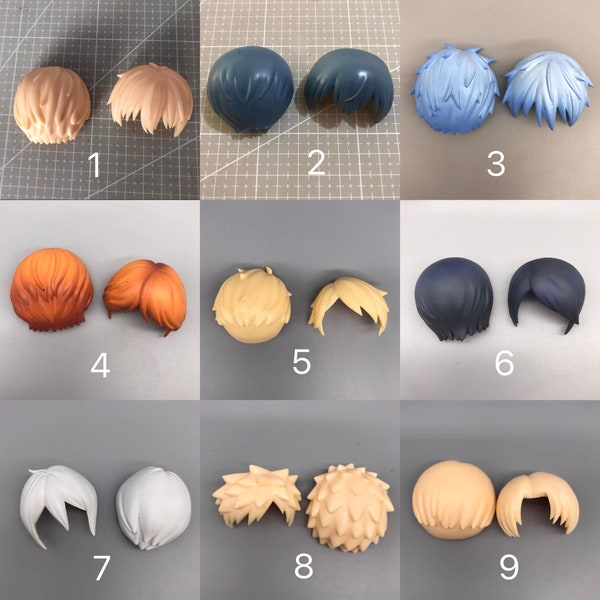 Nendoroid hair change custom color Nendoroid short hair