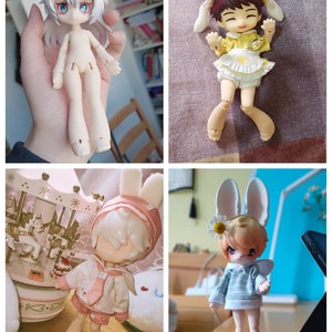 UFdoll body 1/12 BJD body Body for Nendoroid for obitsu11 body monster body image 6