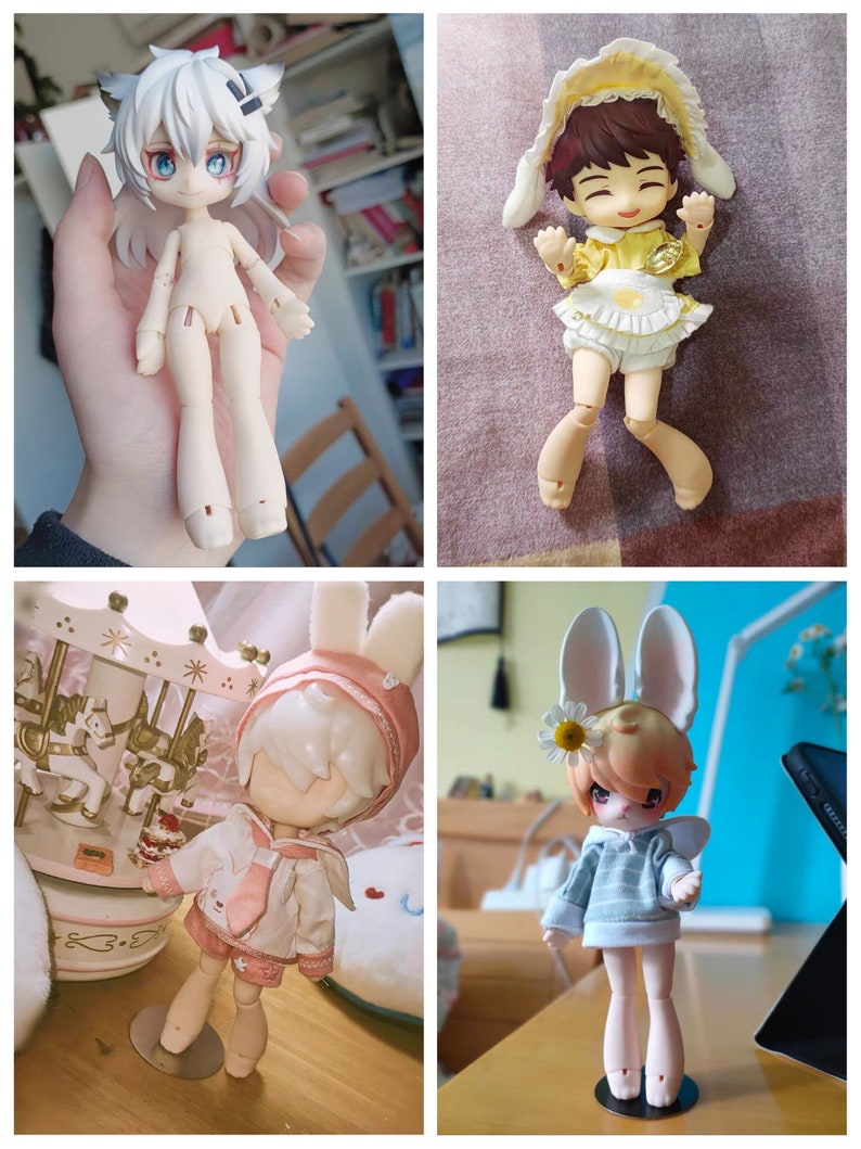 UFdoll body 1/12 BJD body Body for Nendoroid for obitsu11 body monster body image 6