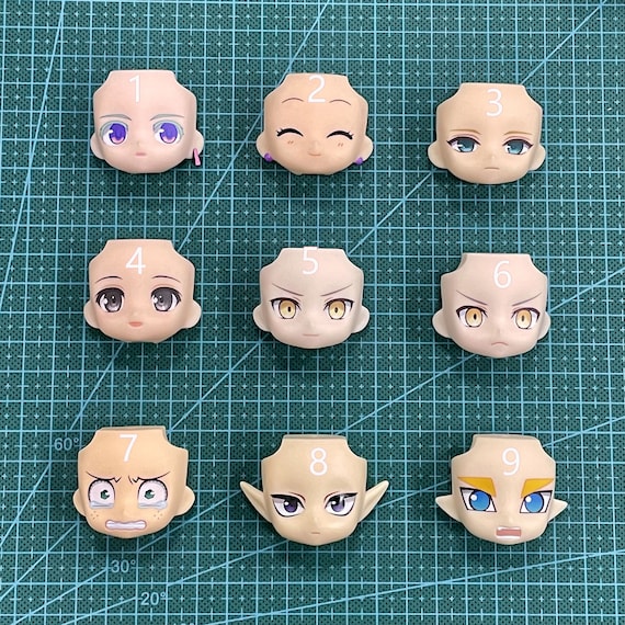 ねんどろいど　顔パーツ　19個 ドール 本体 『ねんどろいどどーる かすたむフェイスパーツ 02