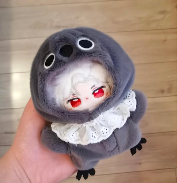 【2体セット】creek × min-nano plush doll 人形 Qoo10] ピンクポン [VS] ニニモ 人形 ぬいぐるみクッシ