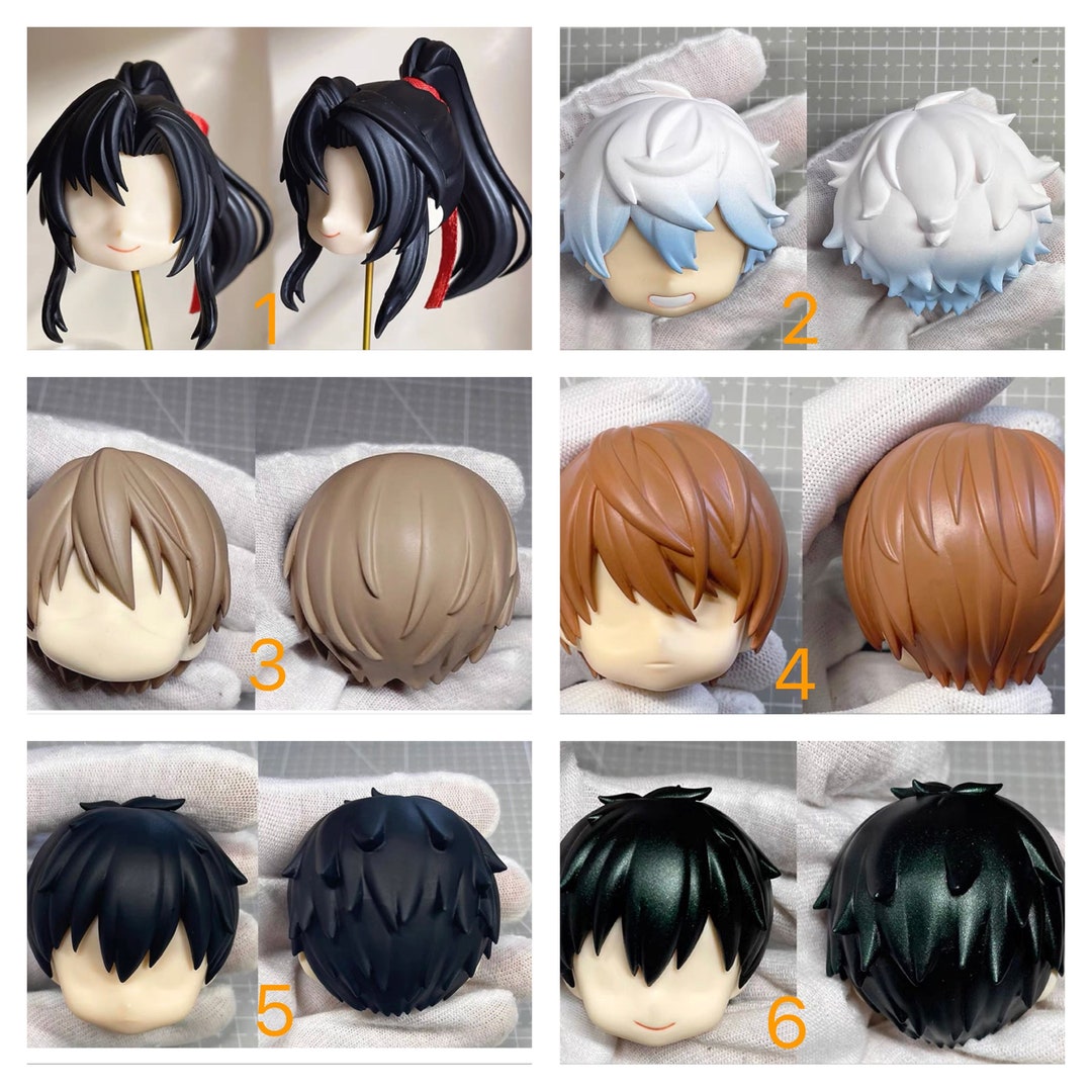 Nendoroid Hair Nendoroid Short Hair Antique Hair Nendoroid Customization Etsy Canada