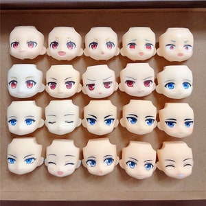 Nendoroid red eyes Nendoroid blue eyes smile squinting Nendoroid face