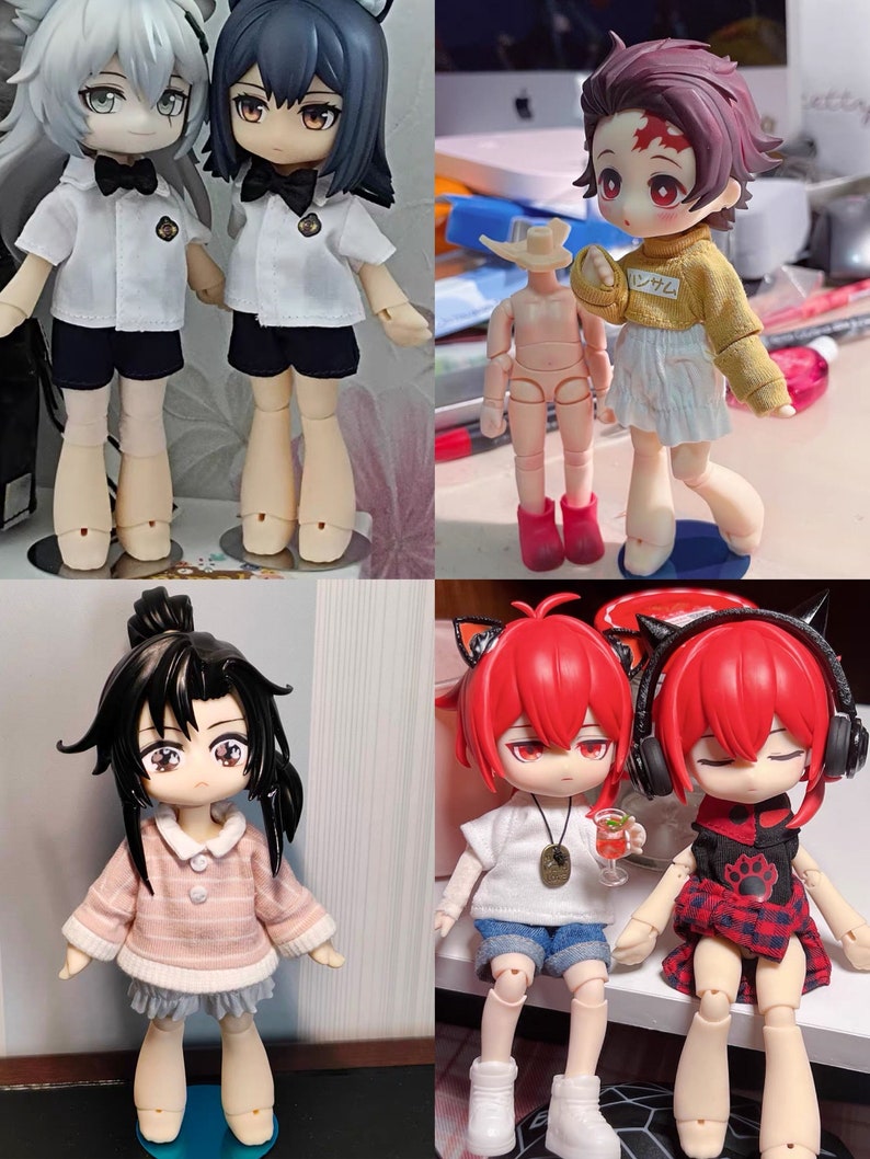 UFdoll body 1/12 BJD body Body for Nendoroid for obitsu11 body monster body image 5