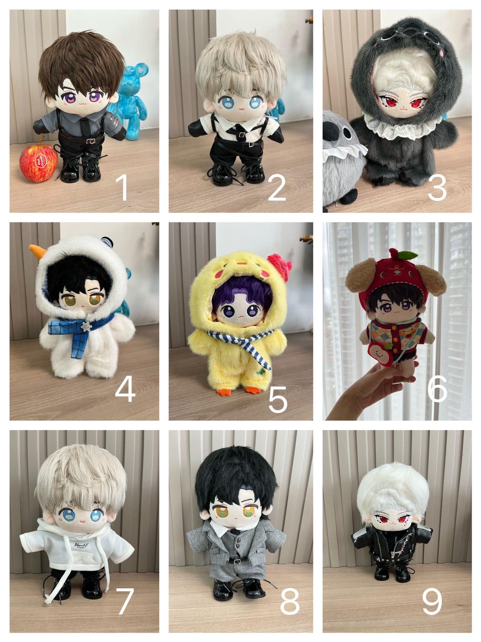 Love and Deepspace 20cm Plush Doll Sylus Plush Doll Xavier Zayne