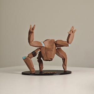 Rocky Desk Buddy Figurine Project Hail Mary – Sci Fi Alien Companion, 3D Printed Desk Toy hand painted image 1