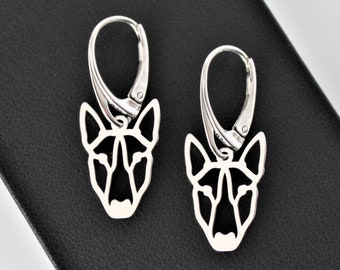 English Bull Terrier Chiot billes céramiques trouver x 2 pour boucles d'oreilles pendentifs plus English Bull Terrier Chiot billes céramiques trouver x 2 pour boucles d'oreilles pendentifs plus