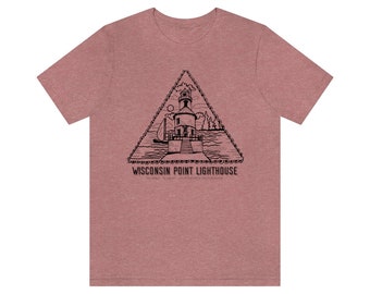 Joe Polecheck Photography "WI Point Lighthouse 2020" - Unisex Jersey Short Sleeve Tee