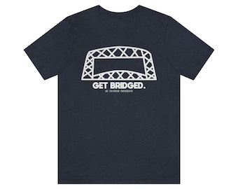 Joe Polecheck Photography "Get Bridged." - Unisex Jersey Short Sleeve Tee