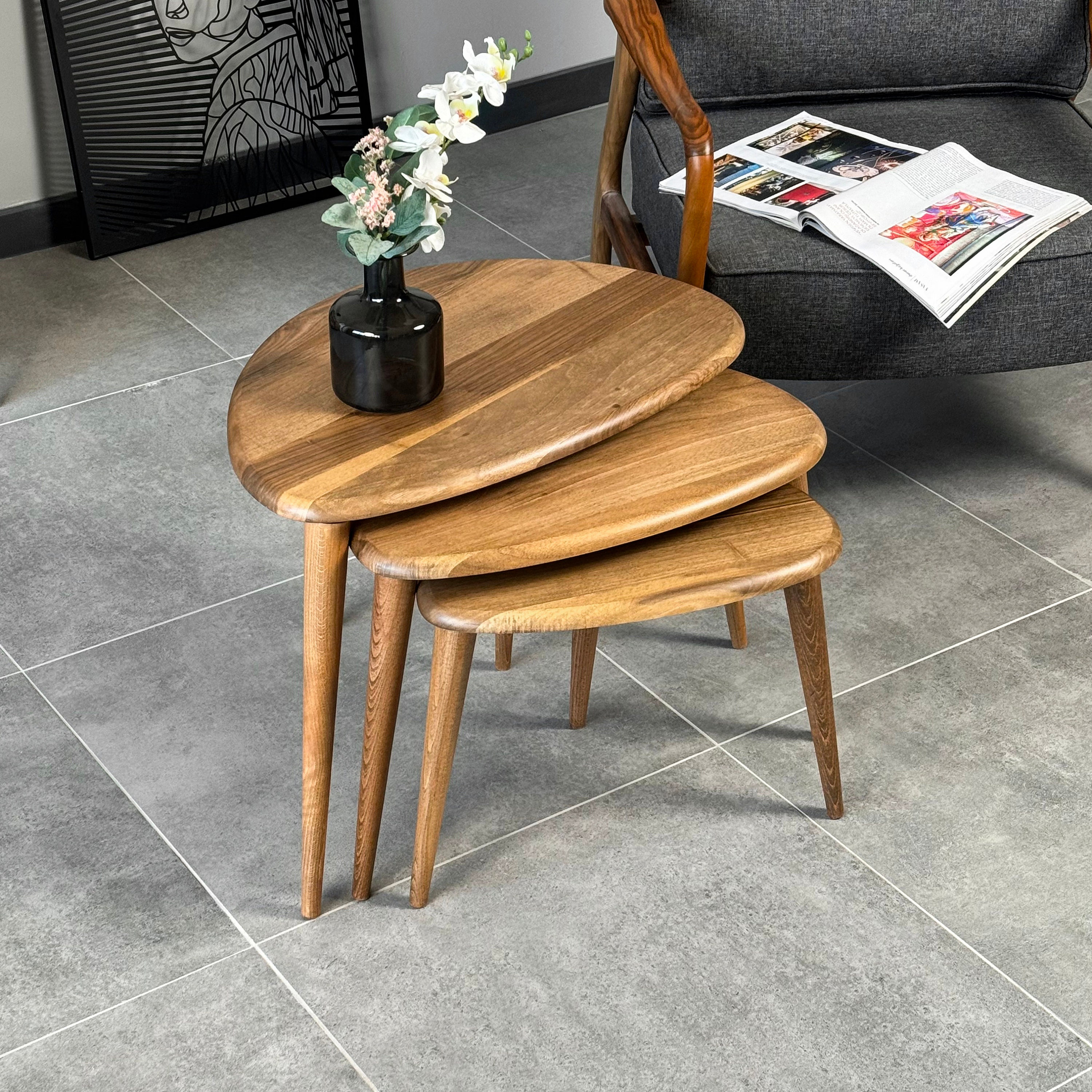 Ercol Pebble Table - Etsy Ercol Pebble Table - Etsy