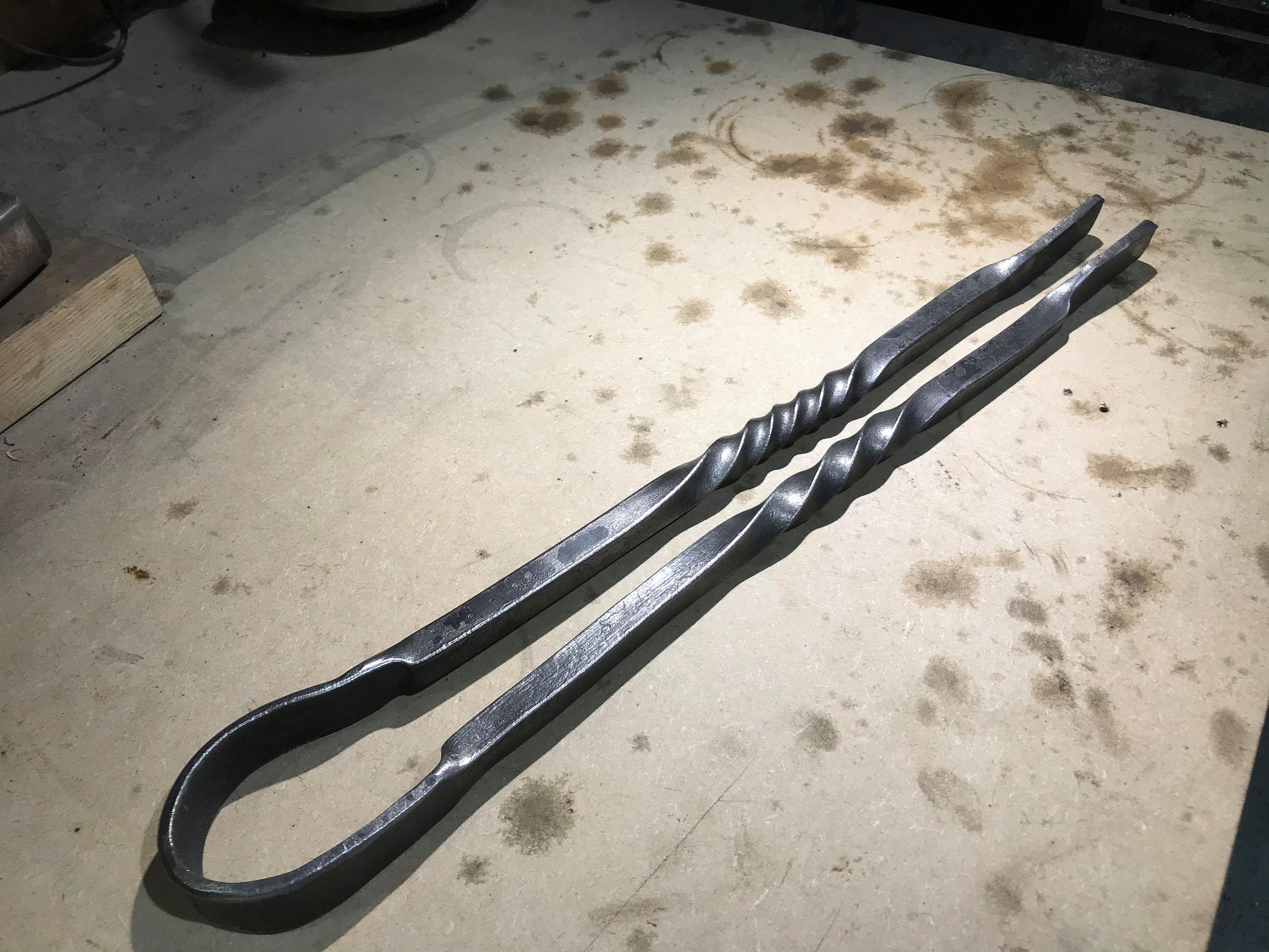 Hand Fireside Tongs Etsy UK