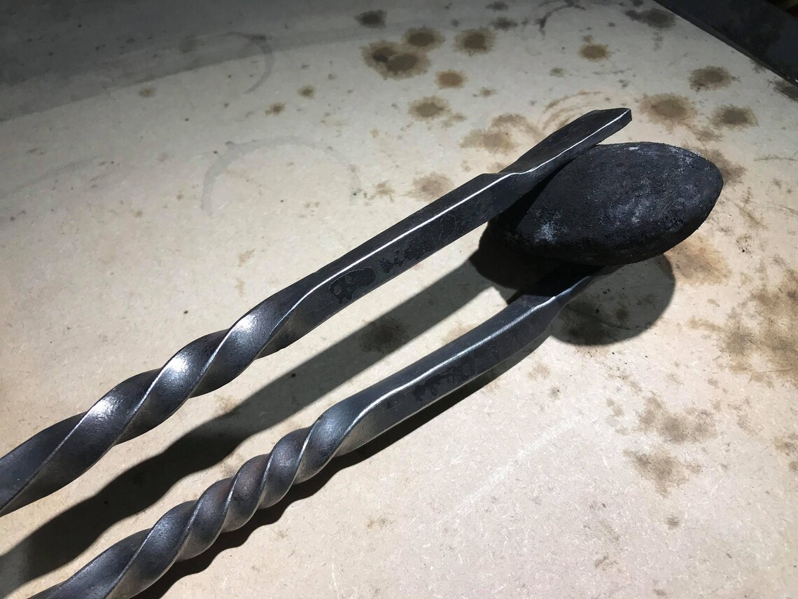 Hand Coal Tongs Etsy