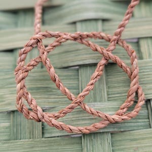 Twisted Pine Needle Cordage for Crafting, Decorating image 2