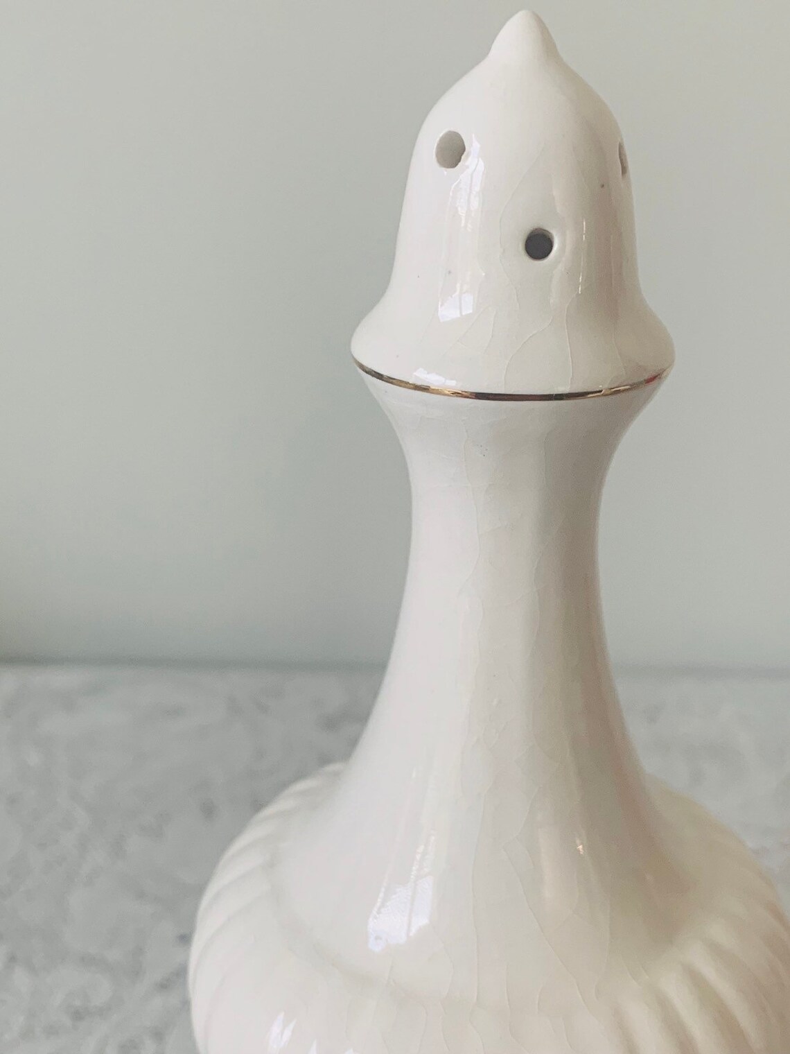 Vintage Salt and Pepper Shakers Fancy White Salt and Pepper Etsy