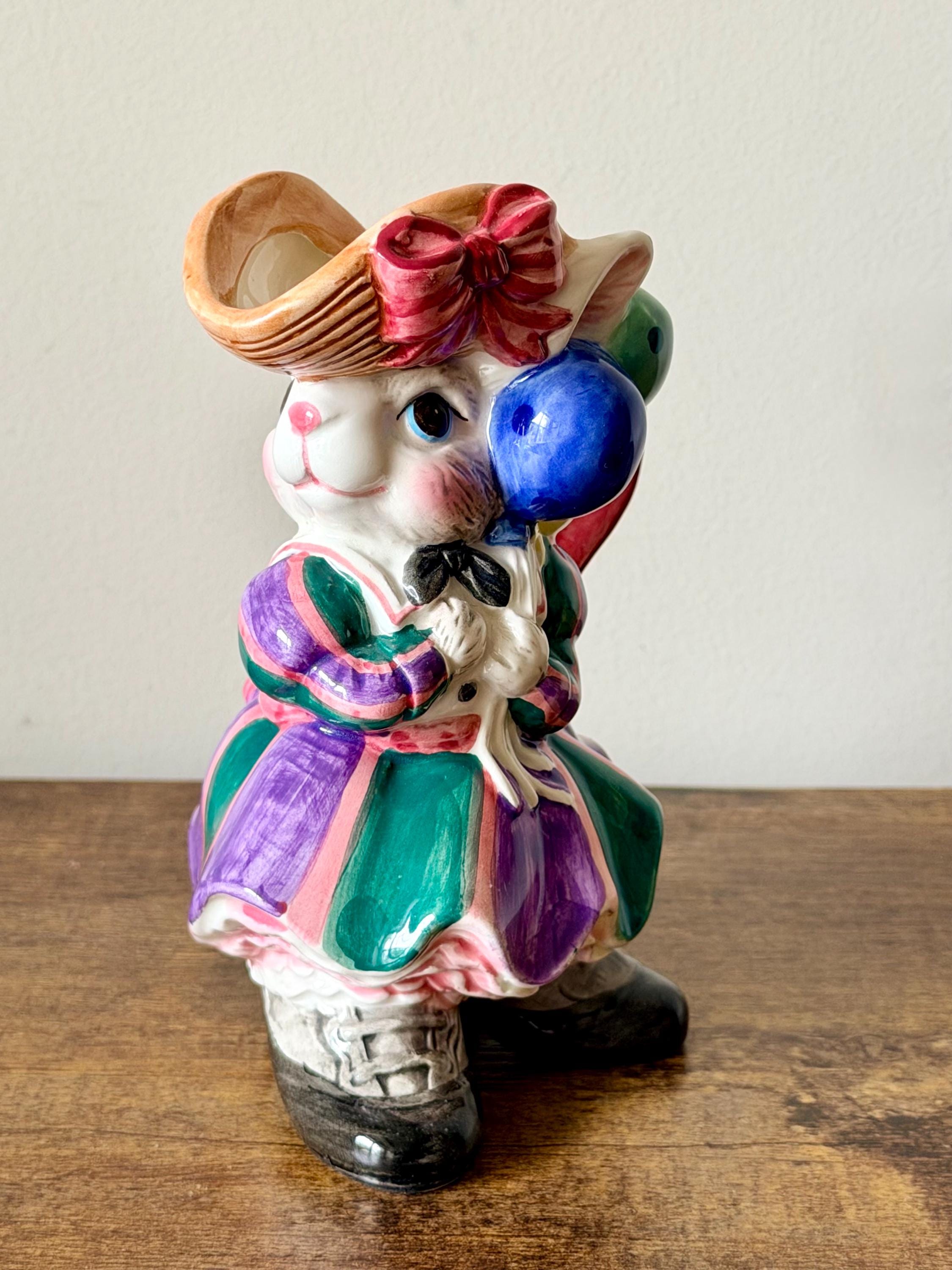 Fitz Floyd Rabbit Pitcher - Etsy