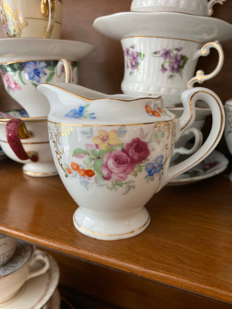 Mismatched Sugar Bowls and Creamers Mix and Match Vintage Etsy